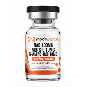 NAD 100mg + MOTS-C 10mg + 5 Amino 1MQ 10 mg Research Peptide, Lyophilized Vial